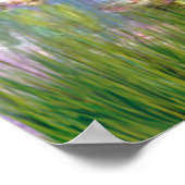 Doberman Pinscher (rot) - Lilies 2 Poster (Ecke)