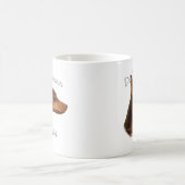 Doberman Pinscher (rot) Mama 2 Kaffeetasse (Mittel)