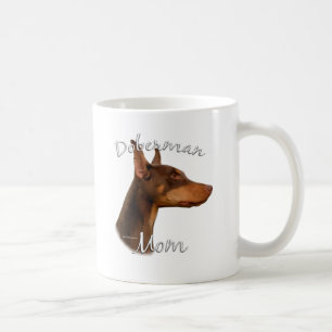 Doberman Pinscher (rot) Mama 2 Kaffeetasse