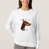 Doberman Pinscher (rot) Mama 2 T-Shirt (Vorderseite)
