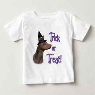 Doberman Pinscher (rot) Trick Baby T-shirt