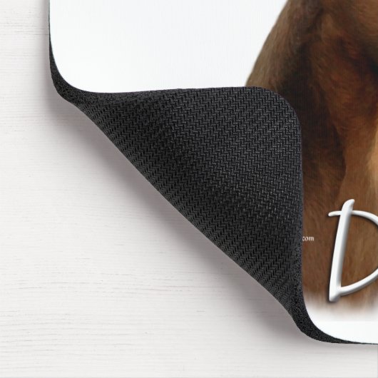 Doberman Pinscher (rot) Vater 2 Mousepad (Ecke)