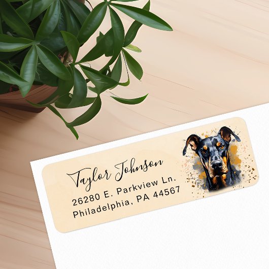 Doberman Pinscher Rücksendeadresse