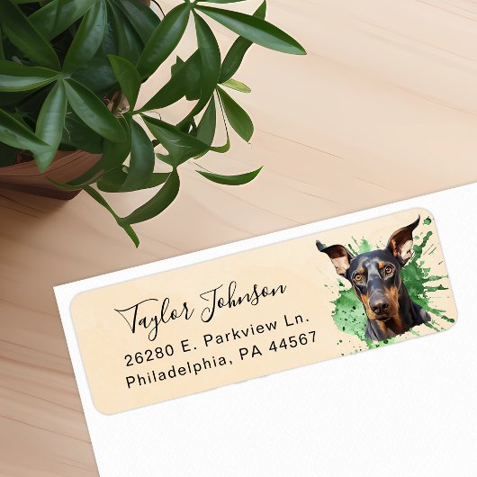 Doberman Pinscher Rücksendeadresse