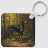 Doberman Pinscher Schlüsselanhänger (Rückseite)