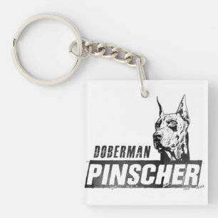 Doberman Pinscher Schlüsselanhänger