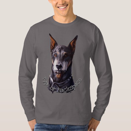 Doberman Pinscher Shirt Personalisiert Hund Art Sh (Vorderseite)