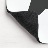 Doberman Pinscher Silhouette Mousepad (Ecke)