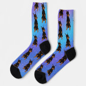 Doberman Pinscher Socks Socken (Linkes Detail)