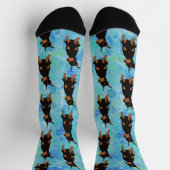 Doberman Pinscher Socks Socken (Oben)