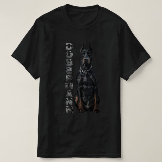 Doberman Pinscher T - Shirt (Design vorne)