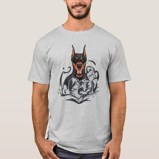 Doberman Pinscher T-Shirt (Vorderseite)