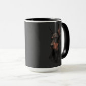 Doberman Pinscher Tasse (VorderseiteRechts)