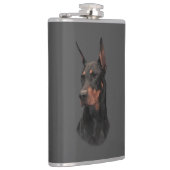 Doberman Pinscher Tasse Flachmann (Rechts)