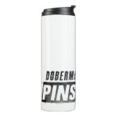 Doberman Pinscher Thermosbecher (Nach links gedreht)