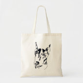 Doberman Pinscher Tote Bag Tragetasche (Vorne)