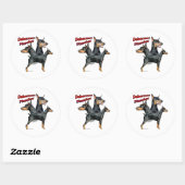 Doberman Pinscher Trio 2 - Sticker (Blatt)