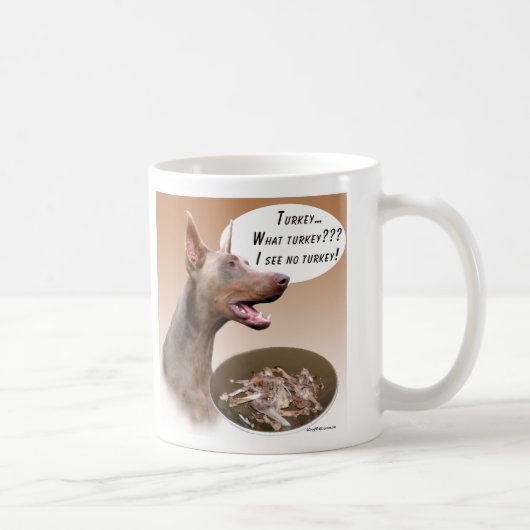 Doberman Pinscher Türkei Kaffeetasse (Rechts)