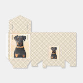 Doberman Pinscher Unzugeschnittene Malerei Origina Geschenkschachtel (Ungefaltet)