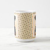 Doberman Pinscher Unzugeschnittene Malerei Origina Kaffeetasse (Mittel)