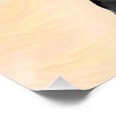 Doberman Pinscher Unzugeschnittene Malerei Origina Poster (Ecke)