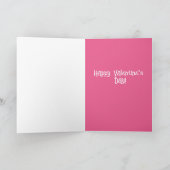 Doberman Pinscher Valentinstag Dankeskarte (Innenseite)