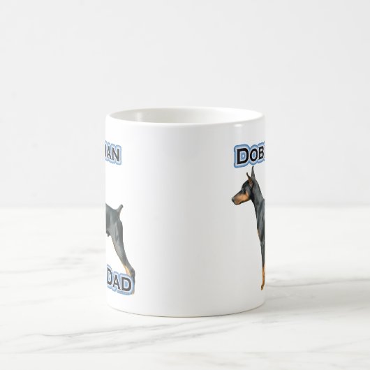 Doberman Pinscher Vater 4 Kaffeetasse (Mittel)