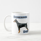 Doberman Pinscher Vater 4 Kaffeetasse (Links)