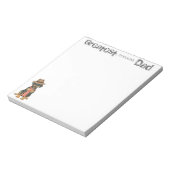 Doberman Pinscher Vater Notizblock (Rotiert)