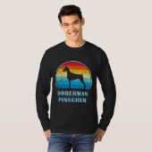 Doberman Pinscher Vintag Design Dog T-Shirt (Vorne ganz)