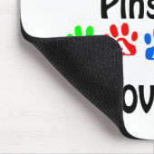 Doberman Pinscher Walks Design Mousepad (Ecke)