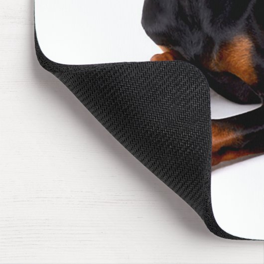 Doberman Pinscher Welpe Hund Mousepad (Ecke)