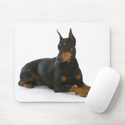 Doberman Pinscher Welpe Hund Mousepad (Mit Mouse)