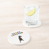 Doberman Pinscher wünscht ein frohes neues Jahr 20 Getränkeuntersetzer (Seite)