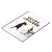 Doberman Pinscher wünscht ein frohes neues Jahr 20 Notizblock (Linke Seite)