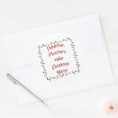 Doberman Pinschers Make Christmas ... - Sticker (Umschlag)