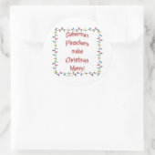 Doberman Pinschers Make Christmas ... - Sticker (Tasche)