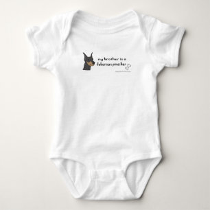 Doberman-Pinsel Baby Strampler