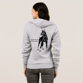 Doberman-Pinsel Hoodie (Schwarz voll)