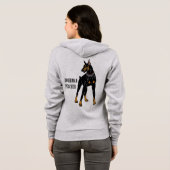 Doberman-Pinsel Hoodie (Schwarz voll)