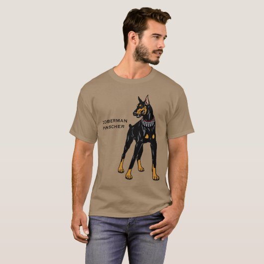 Doberman-Pinsel T-Shirt (Vorne ganz)