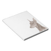 Doberman Portrait Notizblock (angewinkelt)