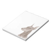 Doberman Portrait Notizblock (Rotiert)