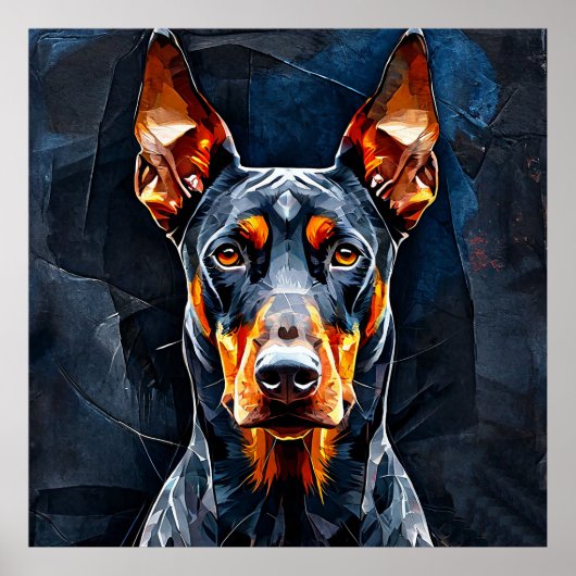 Doberman Poster (Vorne)