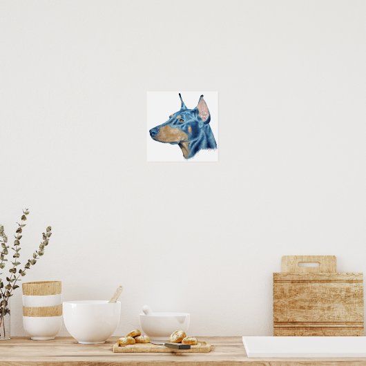 Doberman Poster (Küche)