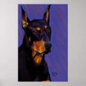 Doberman Poster (Vorne)