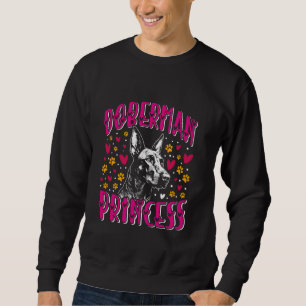 DOBERMAN PRINCESS Doberman Women Dobermann Hunde M Sweatshirt