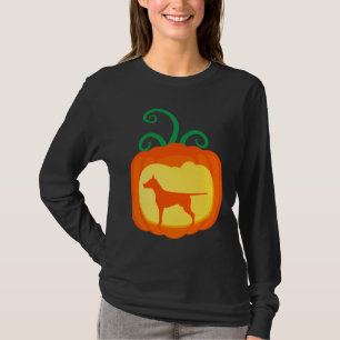 Doberman Pumpkin Lantern Dog Lover Halloween Costu T-Shirt