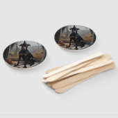 Doberman Pumpkins Halloween Beängstigend Fächer (Non-assembled)