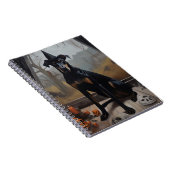 Doberman Pumpkins Halloween Beängstigend Notizblock (Rechte Seite)